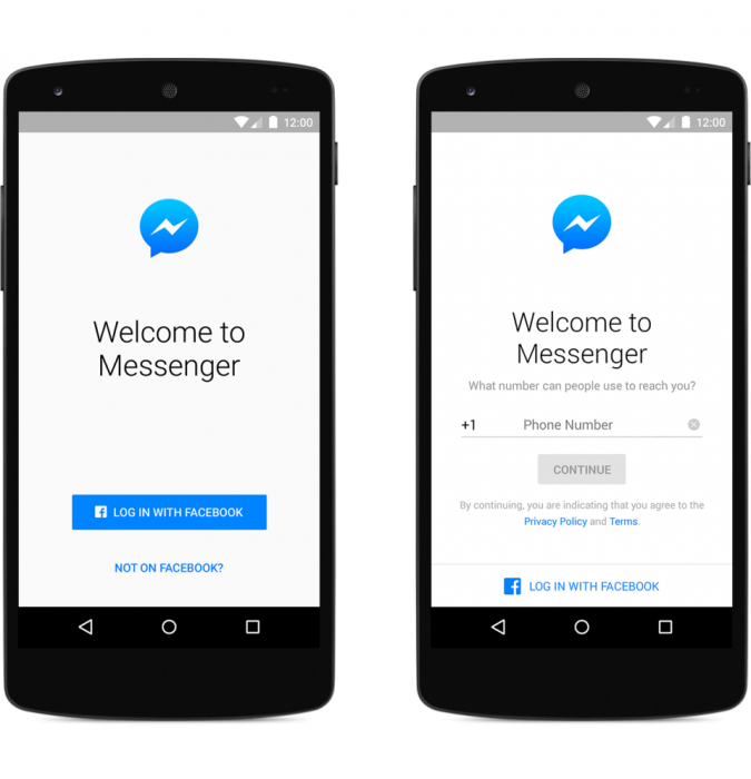 Facebook Messengerin käyttö onnistuu tietyillä alueilla myös ilman Facebook-tiliä