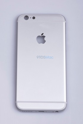 iPhone 6s:n oletettu takakuori vuotokuvassa