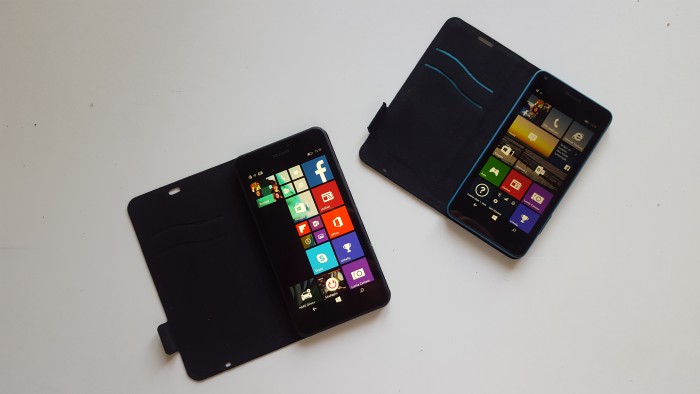 Mozon valmistamat Flip Cover -tyyppiset suojakuoret Lumia 640- ja 640 XL -puhelimille