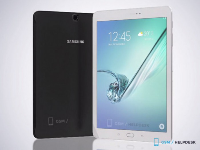 Vuotanut mallikuva Samsung Galaxy Tab S2 -laitteista.
