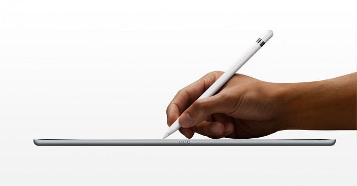Apple Pencil toimii yhdessä iPad Pron kanssa