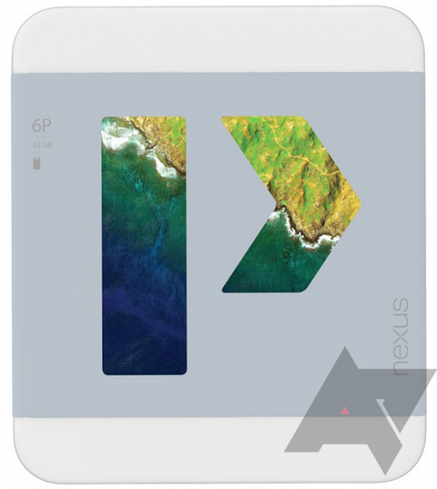 Nexus 6P:n oletettu myyntipakkaus