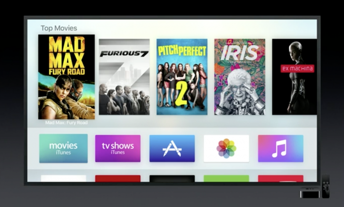Apple TV:n uusi käyttöliittymä