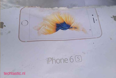 Väitetty iPhone 6s:n myyntipakkaus.