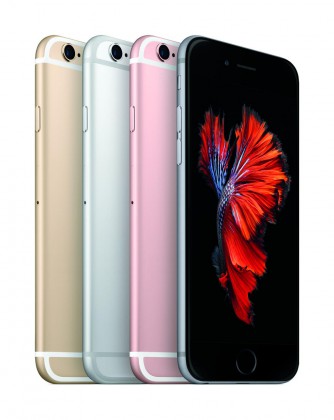 iPhone 6s eri väreissä.