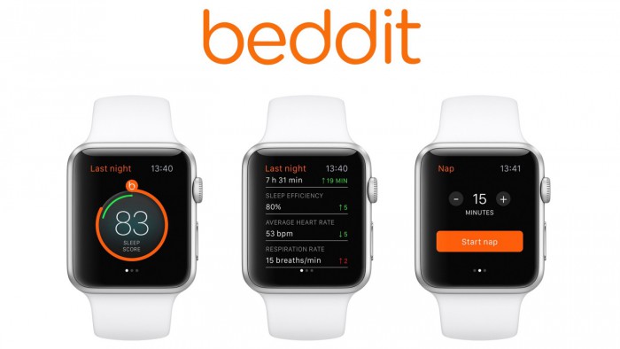 Beddit-unisovellus Apple Watchilla