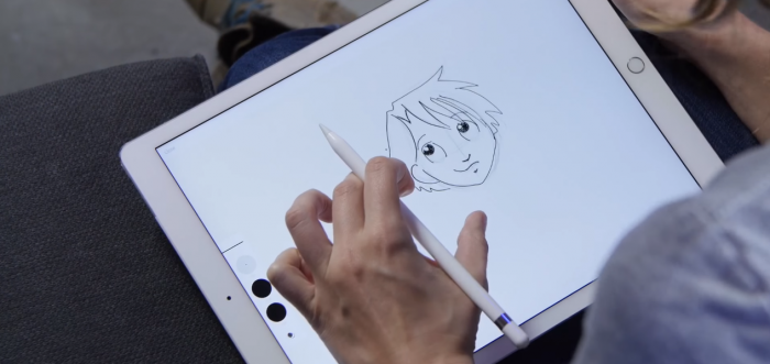 Kuva piirretty iPad Prota, Apple Penciliä ja Photoshop Sketchiä hyödyntäen