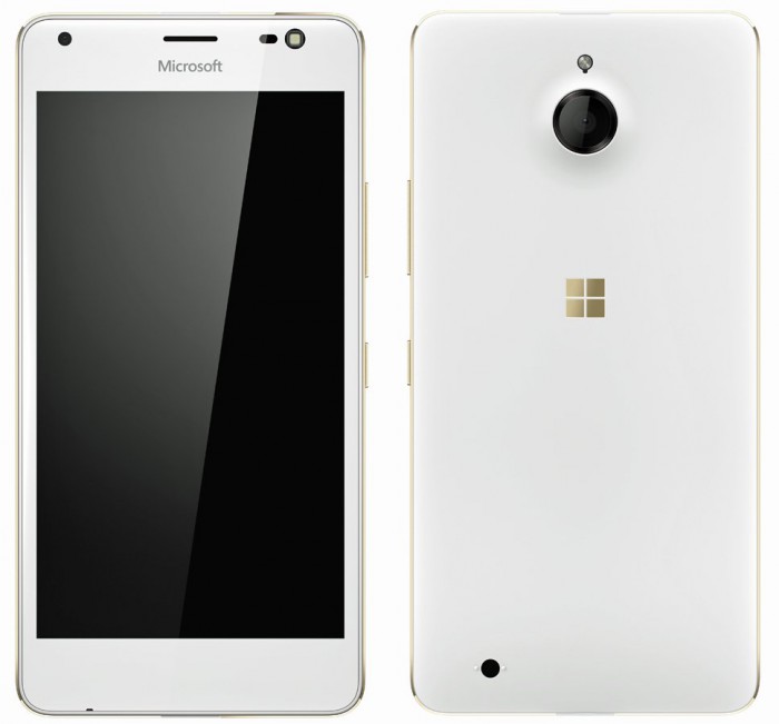 Lumia 850 @evleaksin julkaisemassa kuvassa