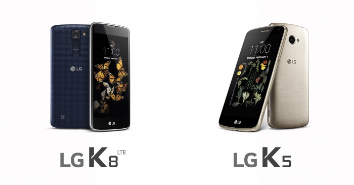LG k5 ja K8