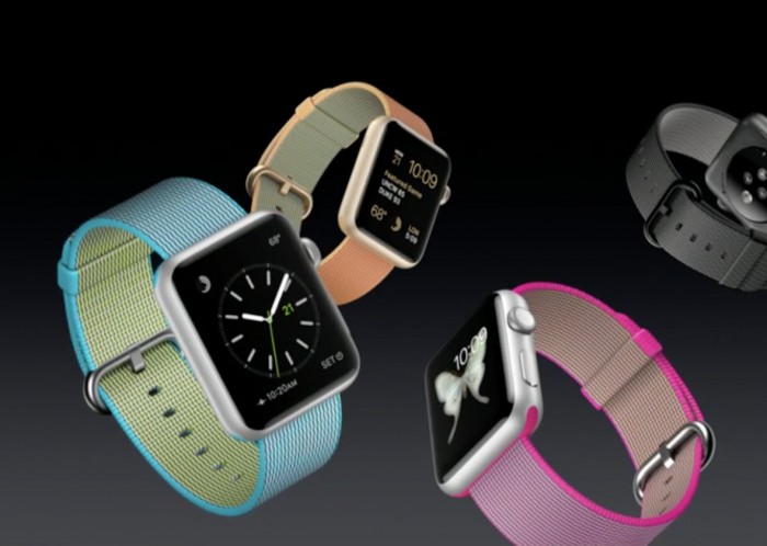Uusi nailon-ranneke Apple Watchille eri väreissä.
