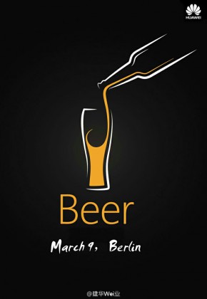 Väitetty Huawein kutsukuva tilaisuuteen 9. maaliskuuta Berliinissä.