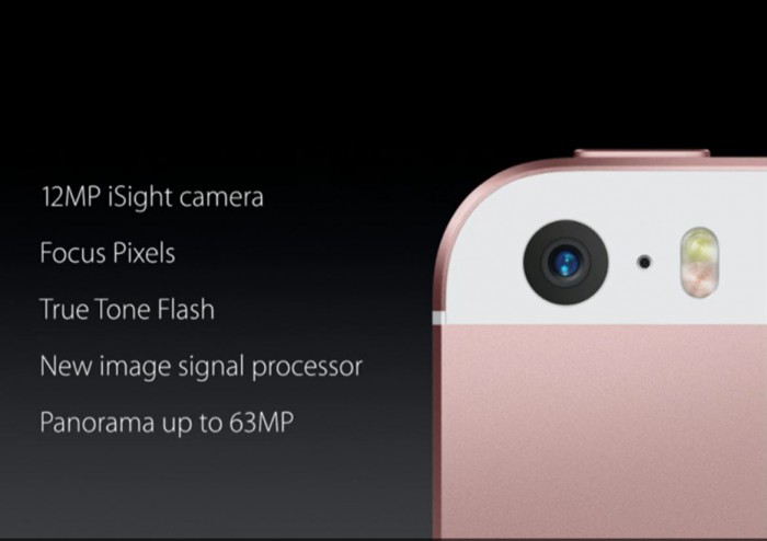Kamera on yksi iPhone SE:n kohokohtia.