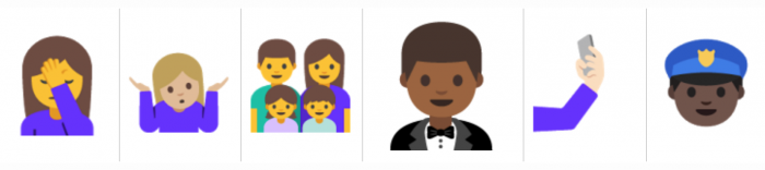 Android N:n uusia emoji-kuvia.
