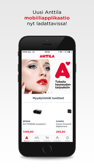 Anttila julkaisi mobiilisovelluksen.
