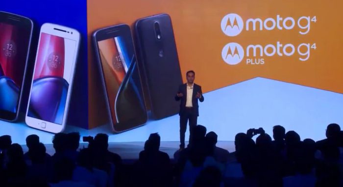 Motorola Moto G4 ja Moto G4 Plus ensiesittelyssä. Kuva: Phonearena.