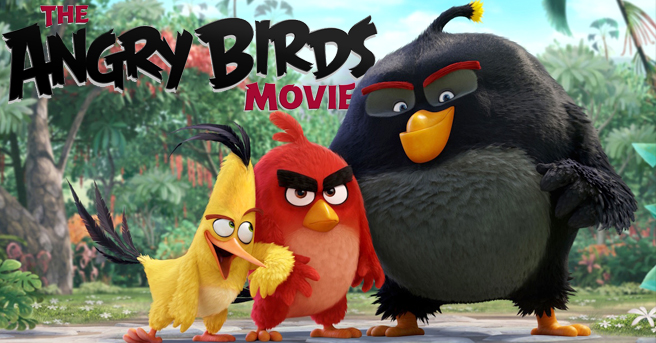 Angry Birds -elokuvassa seikkaileva lintukolmikko.