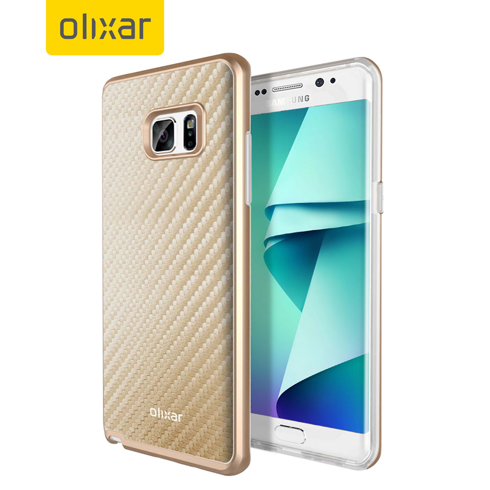 Samsung-Galaxy-Note-7-Olixar-Carbon-Gold
