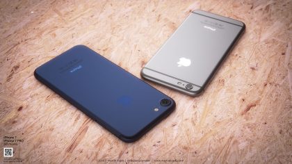 Seuraavaan iPhoneen odotetaan myös kookkaampaa kameraa - ja mahdollisesti uutta sinistä värivaihtoehtoa, joka tässä esillä designer Martin Hajekin luomassa konseptikuvassa.