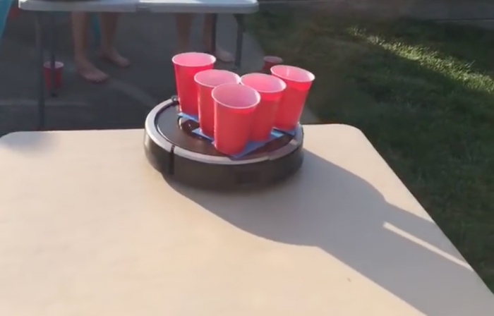 Roomba pong