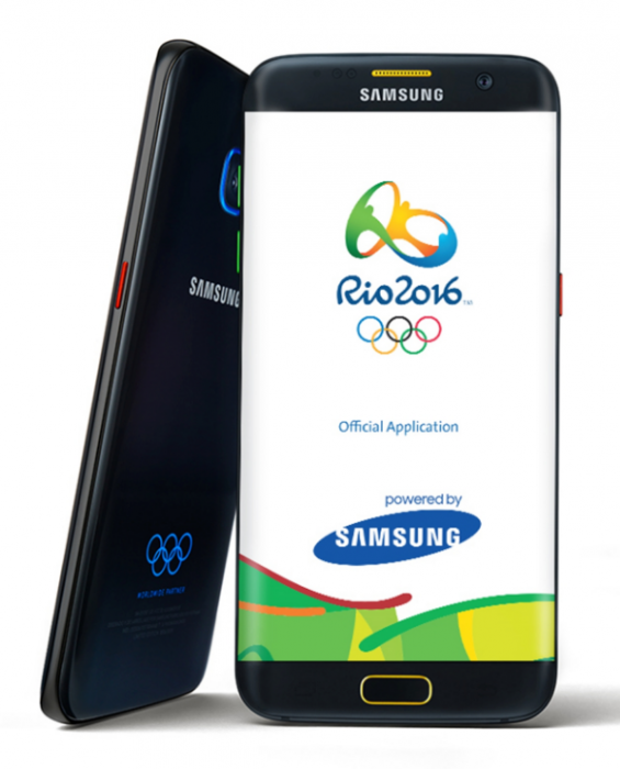 Samsung Galaxy S7 edge Olympic Games Edition.