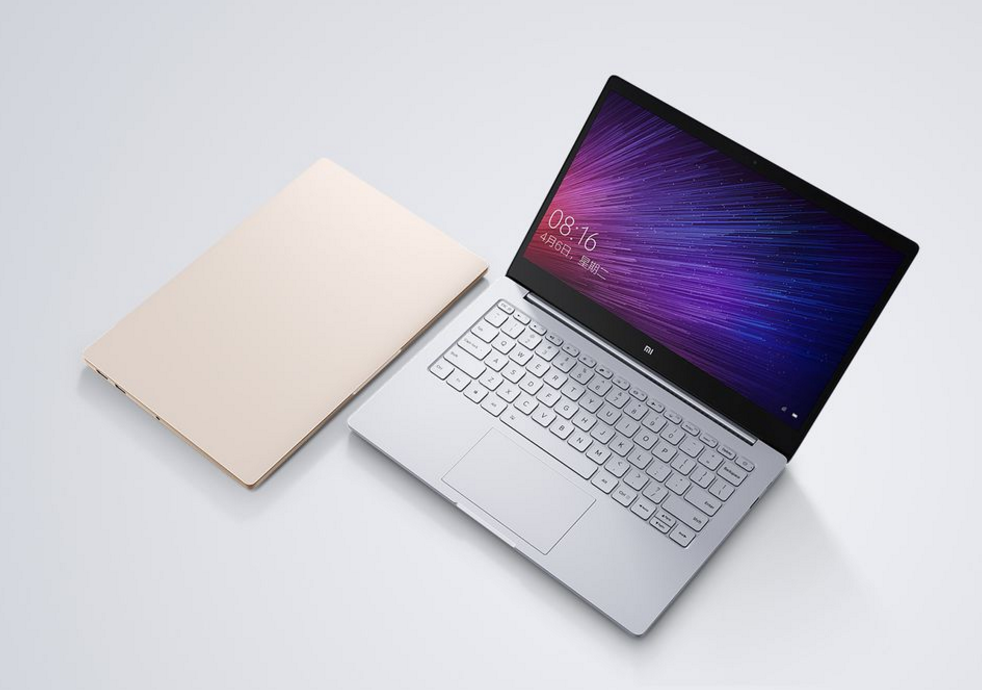 Xiaomi Mi Notebook Air on alumiinikuorinen.