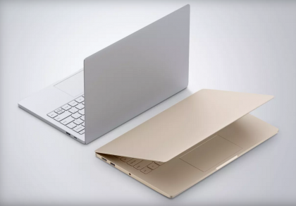 Mi Notebook Air tulee tarjolle sekä hopeisena että kultaisena värivaihtoehtona.