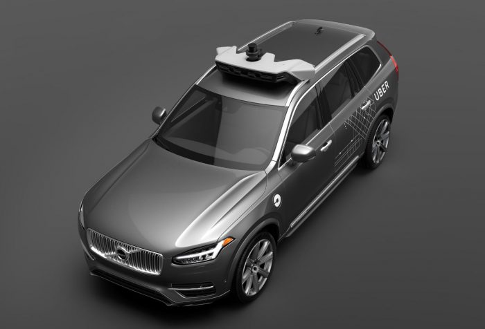 Uber Volvo itseajava robottiauto
