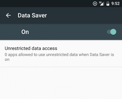 Uusi Data Saver pyrkii tiedonsiirron vähentämiseen mobiiliyhteydessä.