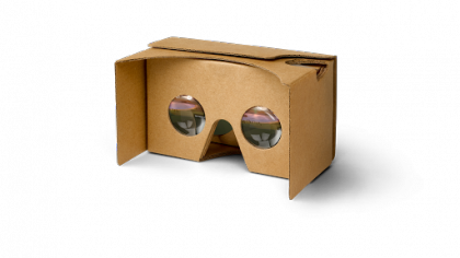Google Cardboard -virtuaalisilmikko.