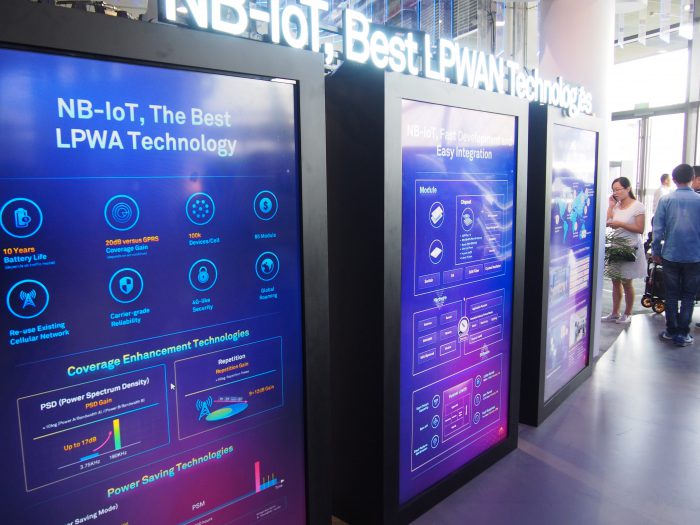 NB-IOT oli uusista verkkotekniikoista näyttävimmin esillä Huawei Connectissa.