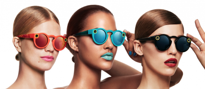 Snap Spectacles -lasit eri värivaihtoehtoinaan.