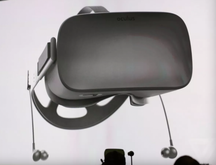 Oculus Riftille in-ear-nappikuulokkeet.