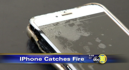 Fresnossa räjähtänyt iPhone 6 Plus.