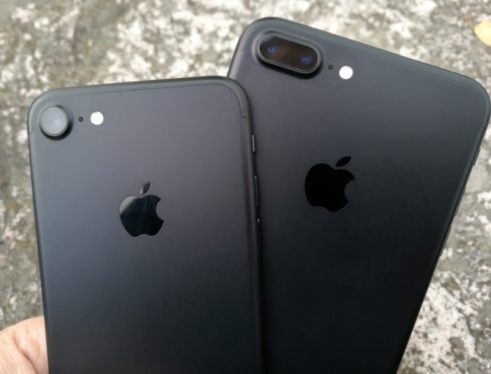 iPhone 7:n kamera on aivan samanlainen kuin iPhone 7 Plussan kameroista toinen.