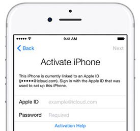 Aktivointilukittun iPhonen voi avata vain kirjautumalla linkitetylle Apple ID -tilille.