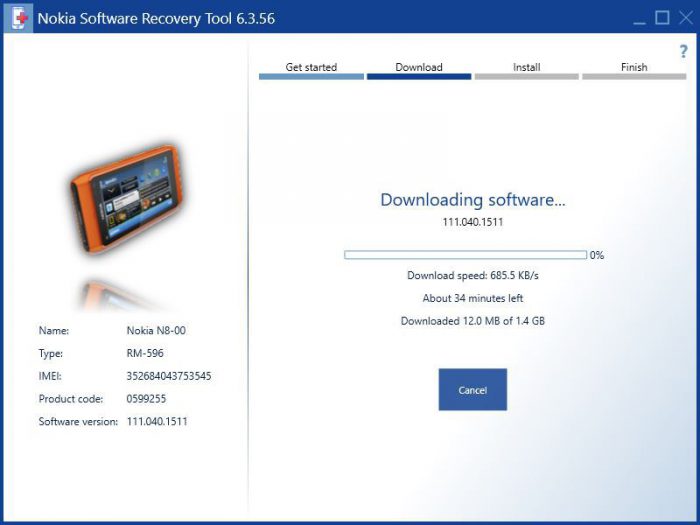 Nokia Software Recovery Tool toimii jälleen.