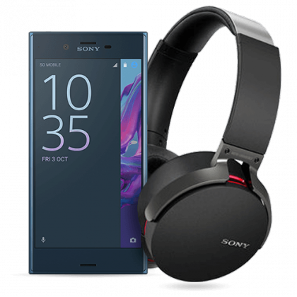 Sony Xperia XZ:n ennakkotilaajat saavat myös Sonyn kuulokkeet.
