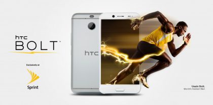 Yhdysvalloissa HTC:n uutuuspuhelin Bolt saa vetoapua Usain Boltilta.