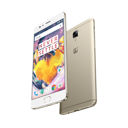 OnePlus 3T Soft Gold.