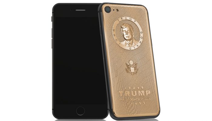 Caviarin kullattu Trump iPhone 7.
