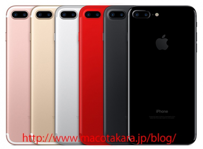 Macotakaran luoma havainnollistava kuva punaisesta osana iPhone-värejä.