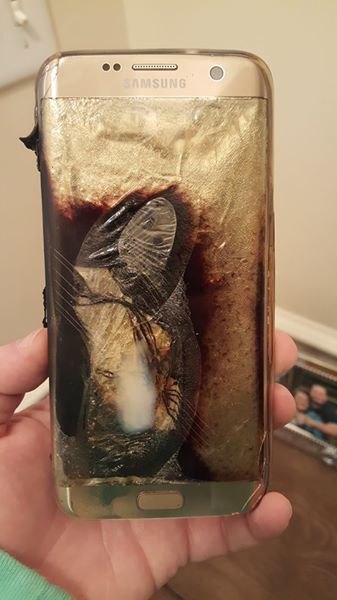 Samsung Galaxy S7 edge räjähdys