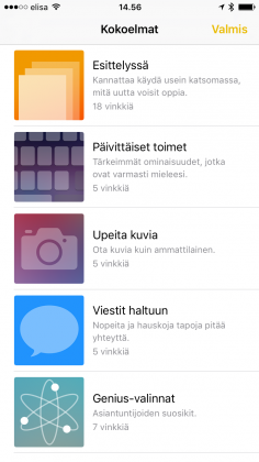 iOS 10 Vinkit