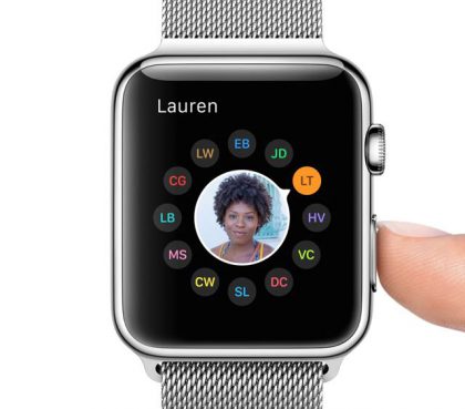 Tämä oli alkuperäisen Apple Watchin suurin floppi: sivupainikkeesta löytynyt kaverinäkymä ja erityisesti sen toiminnot muiden Watch-käyttäjien kanssa viestimiseen eivät kiinnostaneet juuri ketään.