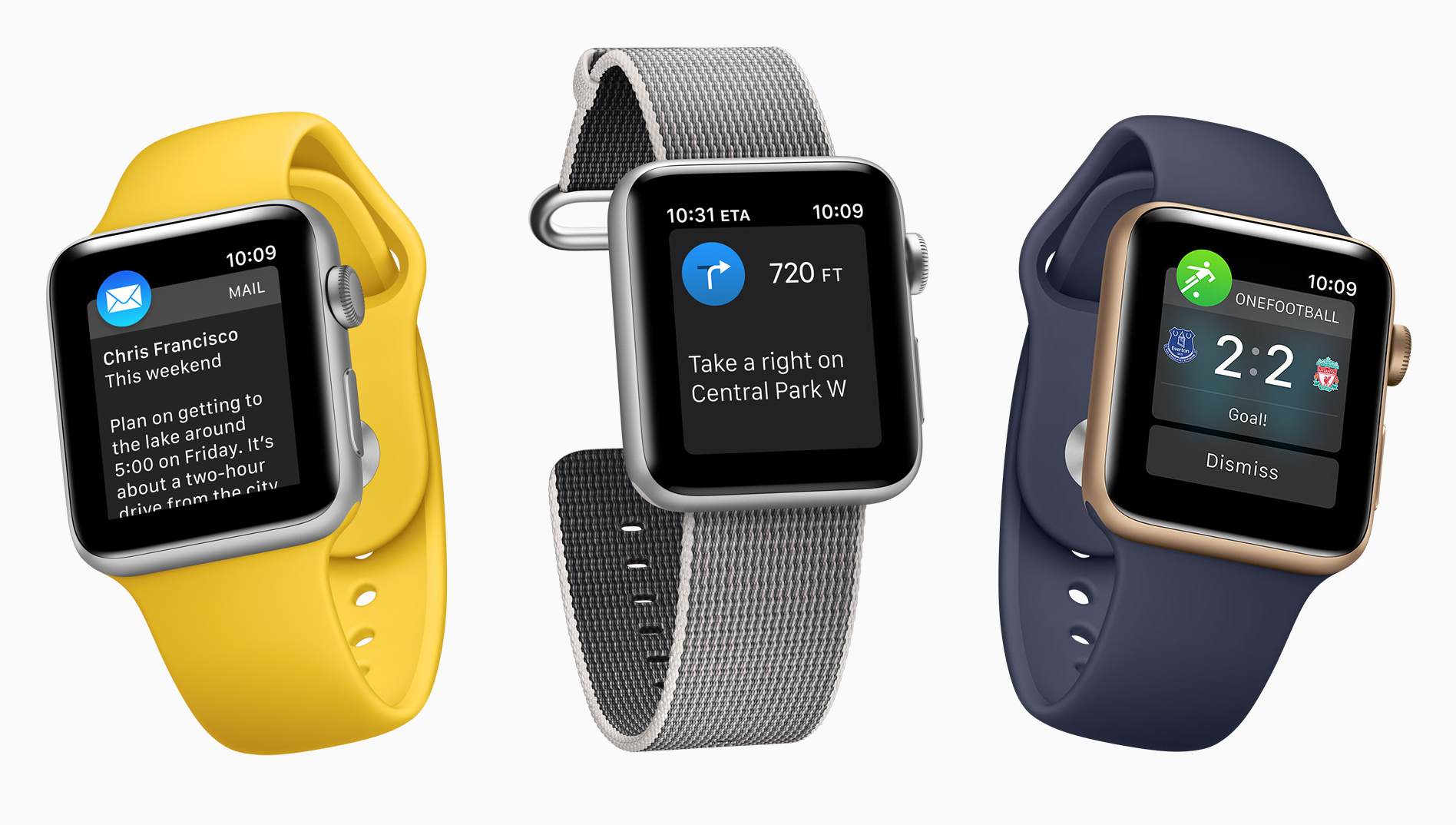 Tässä Apple Watchin parasta antia. Ilmoitukset viesteistä kuten sähköposteista, kätevät navigointiohjeet erityisesti kävellessä tai pyöräillessä sekä ilmoitukset myös monista muista sovelluksista.