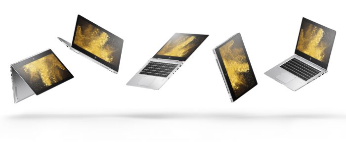 HP EliteBook x360 tarjoaa 5 eri käyttöasentoa.