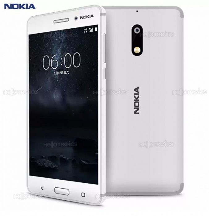 Nokia 6 valkoisena oli vain huijausta ja rujoa kuvanmuokkausta.