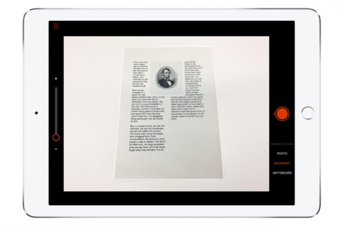 Office Lens iPadille.