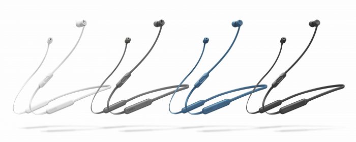 BeatsX:n neljä eri värivaihtoehtoa - harmaa ja sininen ovat uusia.