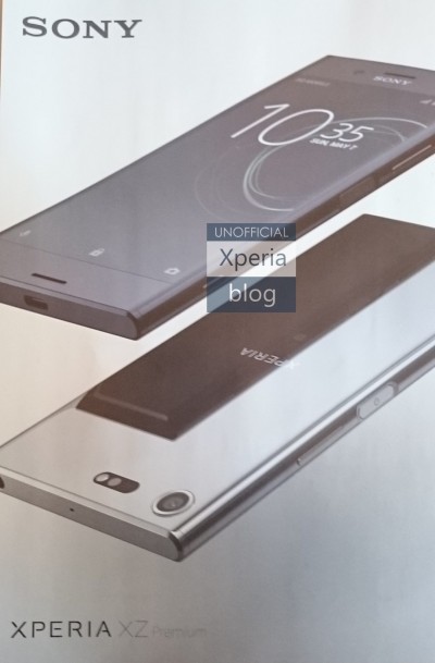 Sony Xperia XZ Premium. Xperia Blogin julkaisema kuva.